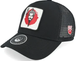 Trucker-Bearded Man Hatstore Exclusive X Japan Man Black Trucker -