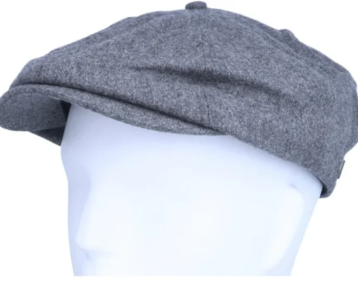 Fashion Brixton Hatstore Exclusive x Kaliffa Brood Heather Grey Snap Cap -
