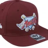 Snapback-47 Brand Hatstore Exclusive x Los Angeles Angels Asg Dark Maroon Snapback - Red