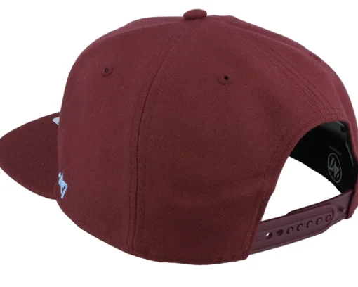 Snapback-47 Brand Hatstore Exclusive x Los Angeles Angels Asg Dark Maroon Snapback - Red