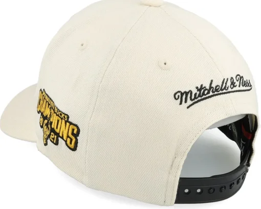 Adjustable-Mitchell & Ness Hatstore Exclusive x Milwaukee Bucks Limestone Stone/White Adjustable - Beige
