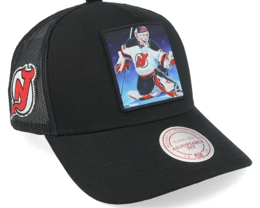 Trucker-Mitchell & Ness Hatstore Exclusive x New Jersey Devils Legendary A-Frame Trucker - Black