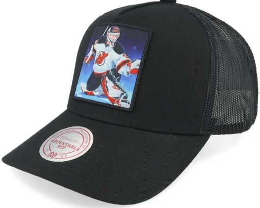 Trucker-Mitchell & Ness Hatstore Exclusive x New Jersey Devils Legendary A-Frame Trucker - Black