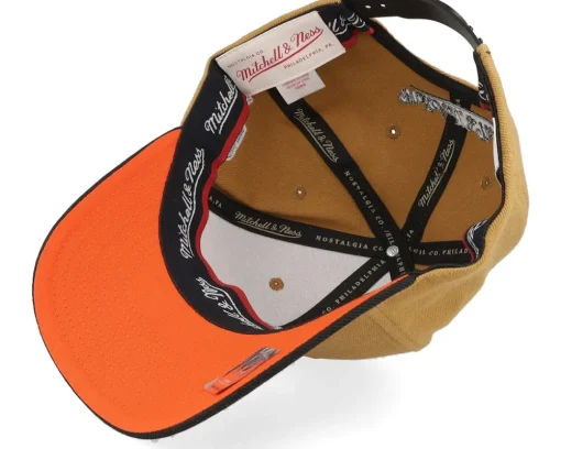 Adjustable-Mitchell & Ness Hatstore Exclusive x New York Islanders Izing Brown/Black Adjustable - Beige