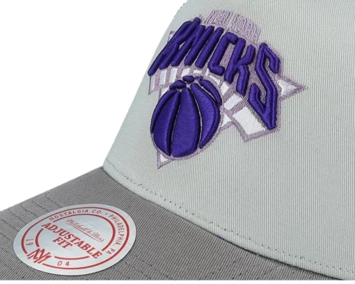 Trucker-Mitchell & Ness Hatstore Exclusive x New York Knicks Iron /Black Trucker - Grey