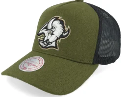 Trucker-Mitchell & Ness Hatstore Exclusive x New York Rangers Winterized True Forest/Black Trucker - Green