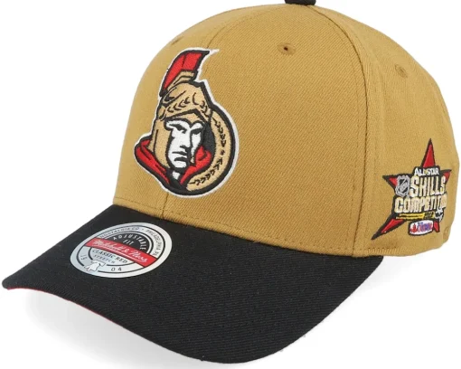 Adjustable-Mitchell & Ness Hatstore Exclusive x New York Islanders Izing Brown/Black Adjustable - Beige