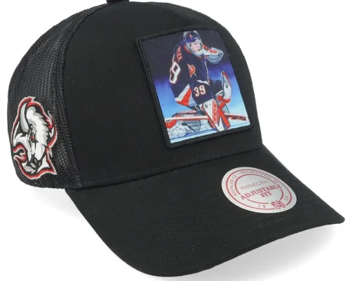 Trucker-Mitchell & Ness Hatstore Exclusive x New Jersey Devils Legendary A-Frame Trucker - Black