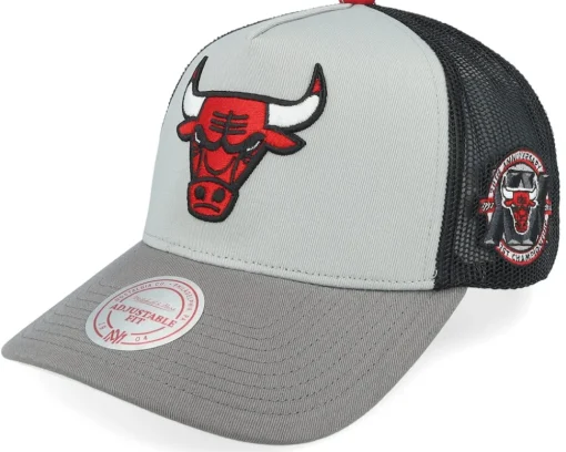 Trucker-Mitchell & Ness Hatstore Exclusive x New York Knicks Iron /Black Trucker - Grey