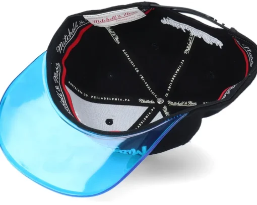 Snapback-Mitchell & Ness Hatstore Exclusive x Own Brand Pinscript Transparent Black Snapback -