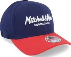 Adjustable-Mitchell & Ness Hatstore Exclusive x Pinscript Baseball Navy/Red -