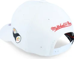 Adjustable-Mitchell & Ness Hatstore Exclusive x Pinscript Sushi White Adjustable -