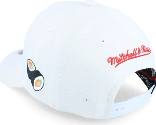 Adjustable-Mitchell & Ness Hatstore Exclusive x Pinscript Sushi White Adjustable -