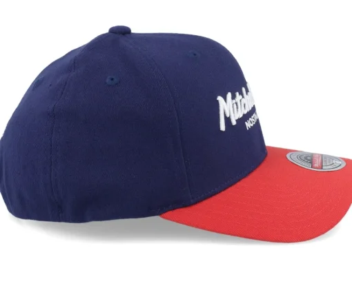 Adjustable-Mitchell & Ness Hatstore Exclusive x Pinscript Baseball Navy/Red -