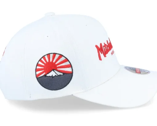 Adjustable-Mitchell & Ness Hatstore Exclusive x Pinscript Sushi White Adjustable -