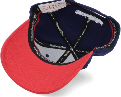 Adjustable-Mitchell & Ness Hatstore Exclusive x Pinscript Baseball Navy/Red -