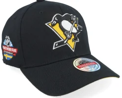 Adjustable-Mitchell & Ness Hatstore Exclusive x Pittsburgh Penguins Premiere /Yellow Adjustable - Black