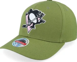 Adjustable-Mitchell & Ness Hatstore Exclusive x Pittsburgh Penguins Classic /Pink Adjustable - Green