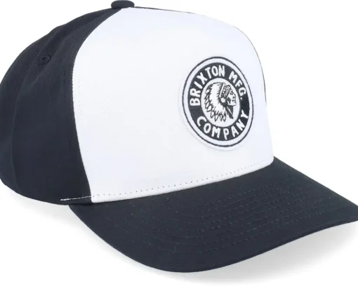 Snapback-Brixton Hatstore Exclusive x Rival White/Black Snapback -