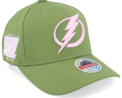 Adjustable-Mitchell & Ness Hatstore Exclusive x Tampa Bay Lightning Olive/Pink Olive/Pink Adjustable -
