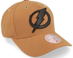 Adjustable-Mitchell & Ness Hatstore Exclusive x Tampa Bay Lightning Trek NHL Adjustable - Brown