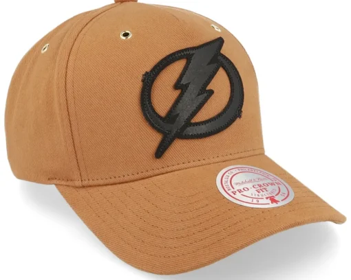 Adjustable-Mitchell & Ness Hatstore Exclusive x Tampa Bay Lightning Trek NHL Adjustable - Brown