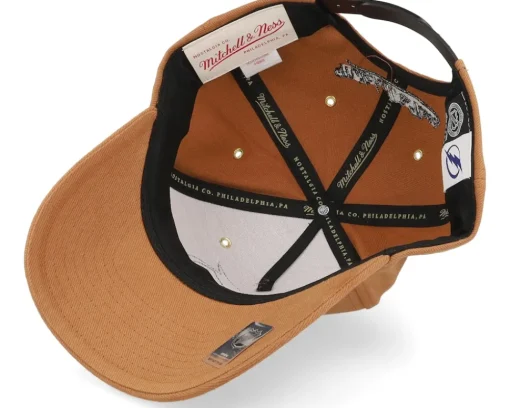 Adjustable-Mitchell & Ness Hatstore Exclusive x Tampa Bay Lightning Trek NHL Adjustable - Brown