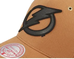 Adjustable-Mitchell & Ness Hatstore Exclusive x Tampa Bay Lightning Trek NHL Adjustable - Brown