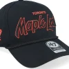 Best 47 Brand Hatstore Exclusive x Toronto Maple Leafs Crosstown Script T Black Adjustable -