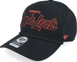Best 47 Brand Hatstore Exclusive x Toronto Maple Leafs Crosstown Script T Black Adjustable -