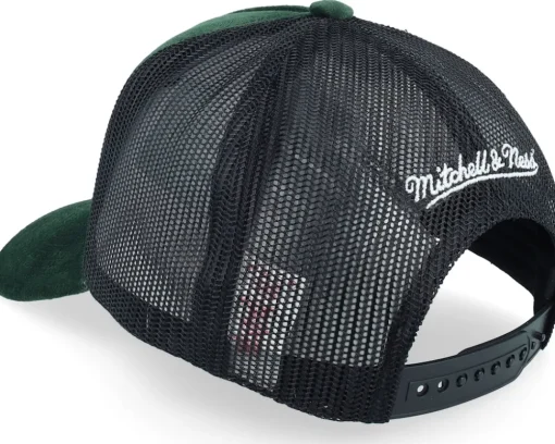 Trucker | Velvet Caps-Mitchell & Ness Hatstore Exclusive x Velvet Pinscript Trucker - Green