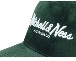 Trucker | Velvet Caps-Mitchell & Ness Hatstore Exclusive x Velvet Pinscript Trucker - Green