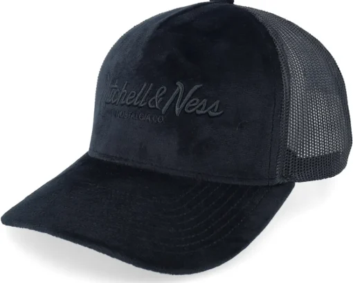 Trucker | Velvet Caps-Mitchell & Ness Hatstore Exclusive x Velvet Pinscript Trucker - Green