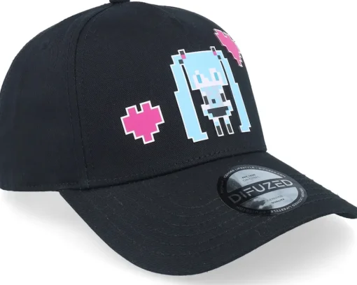 Adjustable-Difuzed Hatsune Miku - Pixel Black A-Frame Adjustable -