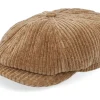 Best Stetson Hatteras Corduroy Jersey Beige Flat Cap -