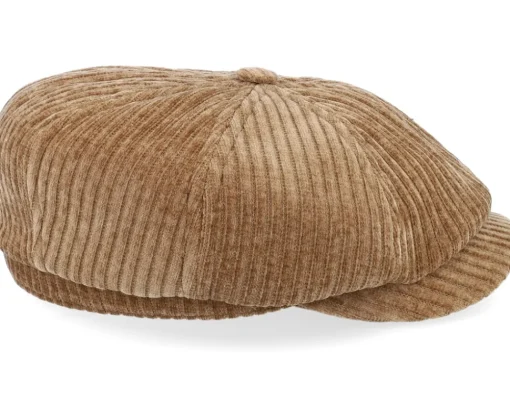 Best Stetson Hatteras Corduroy Jersey Beige Flat Cap -