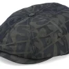 Hot Stetson Hatteras Outdoor Olive/Black Flat Cap -