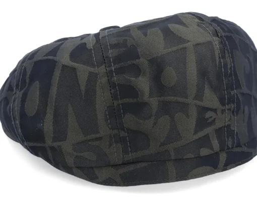 Hot Stetson Hatteras Outdoor Olive/Black Flat Cap -