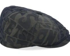 Hot Stetson Hatteras Outdoor Olive/Black Flat Cap -