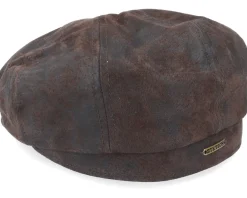 Sale Stetson Hatteras Pigskin Flat Cap -