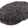 Flat Caps-Stetson Hatteras Wool Flat Cap -