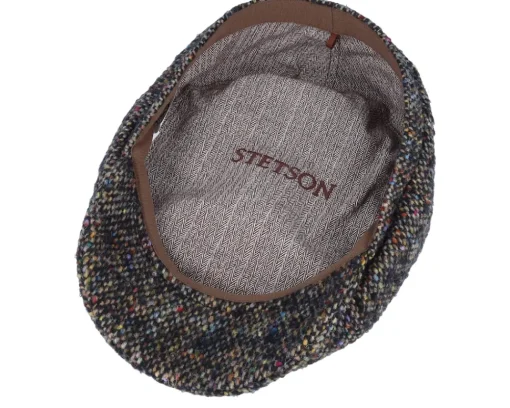 Flat Caps-Stetson Hatteras Wool Flat Cap -