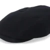 Best Stetson Hatteras Wool/Cashmere Black Flat Cap -