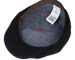 Best Stetson Hatteras Wool/Cashmere Black Flat Cap -