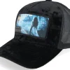 Trucker-Scenes Haunting Velvet Black/Black A-frame Trucker -