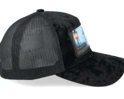 Trucker-Scenes Haunting Velvet Black/Black A-frame Trucker -