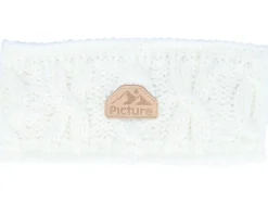 Knitted Beanies-Picture Haven C White Headband -