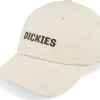 Dad Cap-Dickies Hays Natural White Dad Cap - Beige