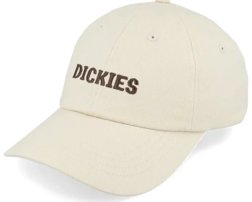 Dad Cap-Dickies Hays Natural White Dad Cap - Beige