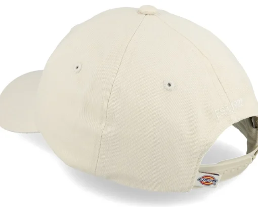 Dad Cap-Dickies Hays Natural White Dad Cap - Beige